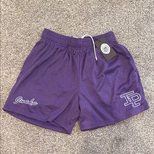 Inaka Power Purple Athletic Shorts Lightweight Mesh